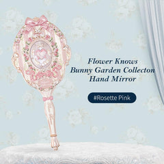 Flower Knows long-handle hand mirror for comfortable grip during makeup routines.