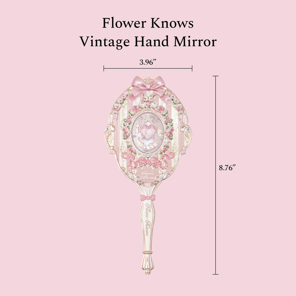 Flower Knows vintage princess mirror with confectionery-inspired details and elegant charm.