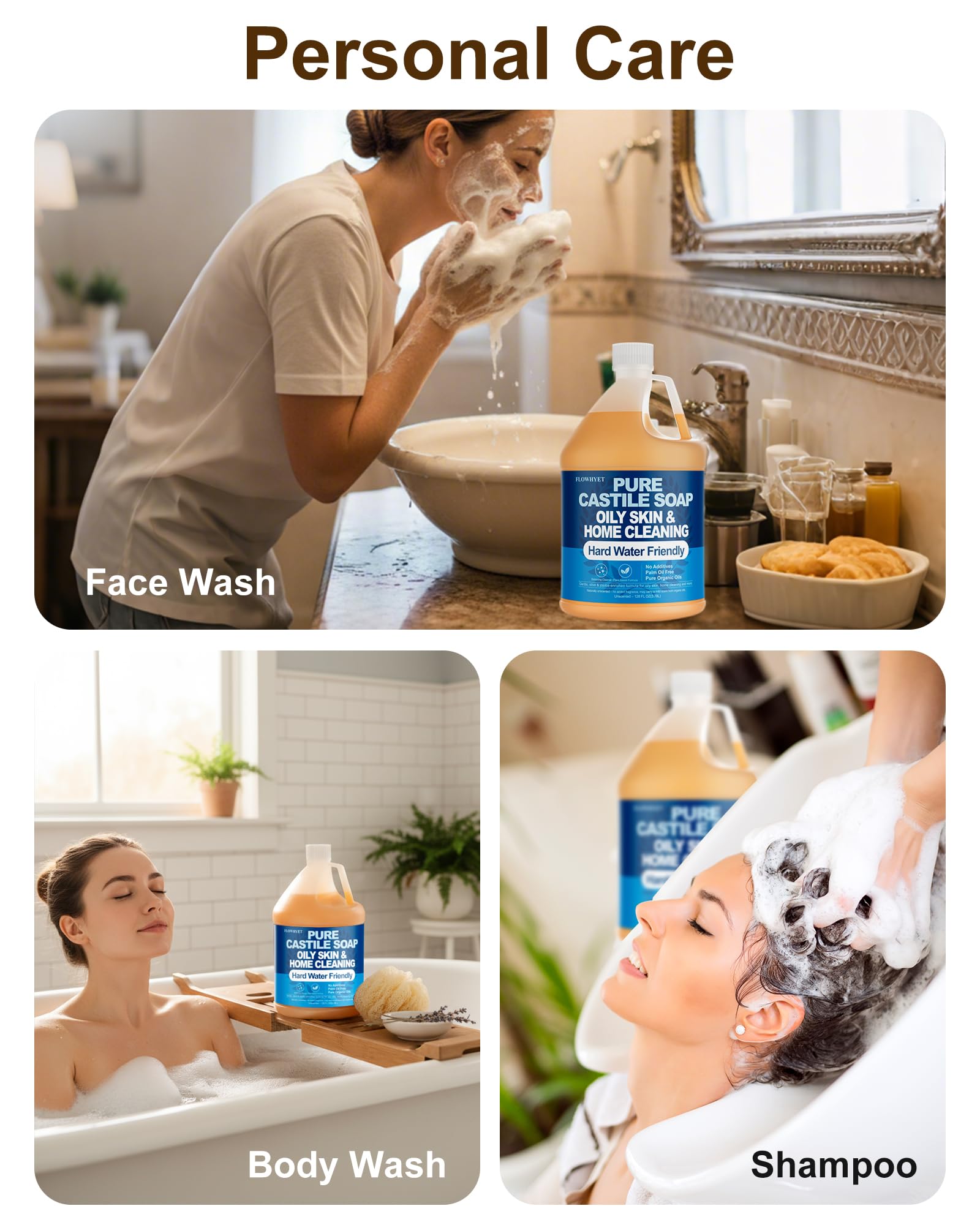 FLOWHYET cleans dishes and kitchen surfaces effectively