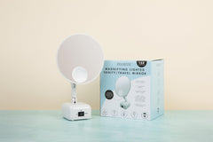 Floxite FL-615-2 15x magnifying mirror LED illumination for precise grooming