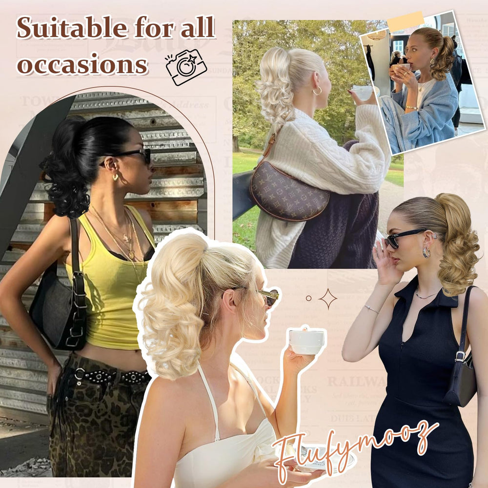 Flufymooz ponytail extension daily wear adds effortless polish