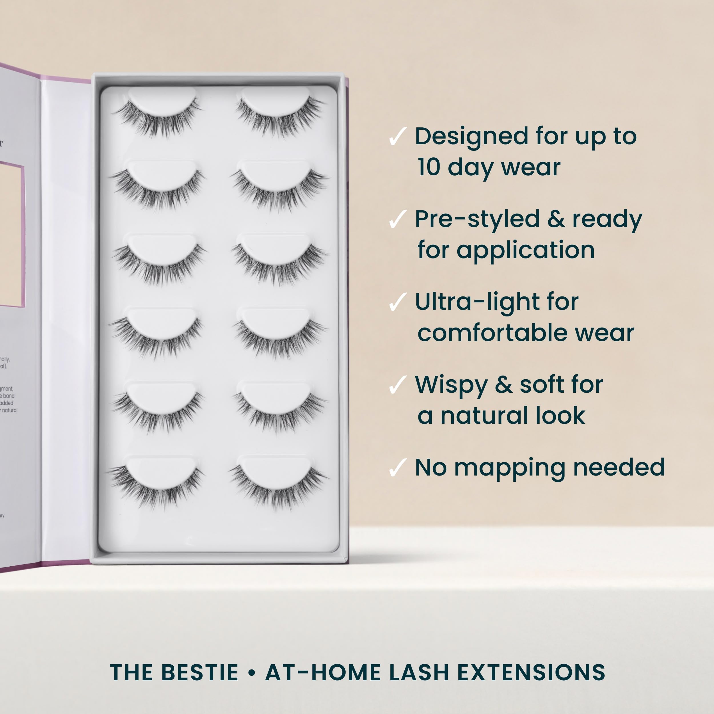 FlutterHabit Bestie Lash Clusters water-resistant design supports day-to-night wear.