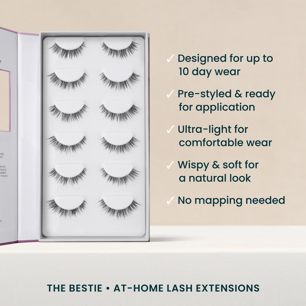 FlutterHabit Bestie Lash Clusters water-resistant design supports day-to-night wear.