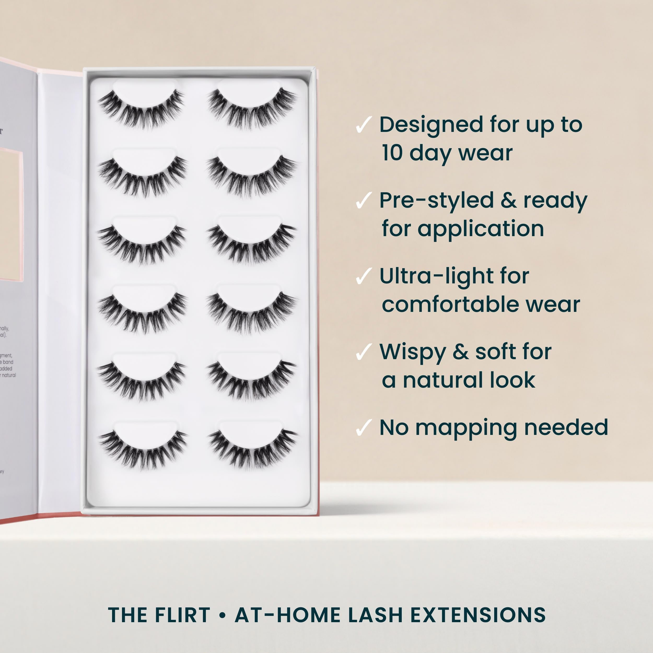 FlutterHabit The Flirt premium materials blend with natural lashes for seamless finish.
