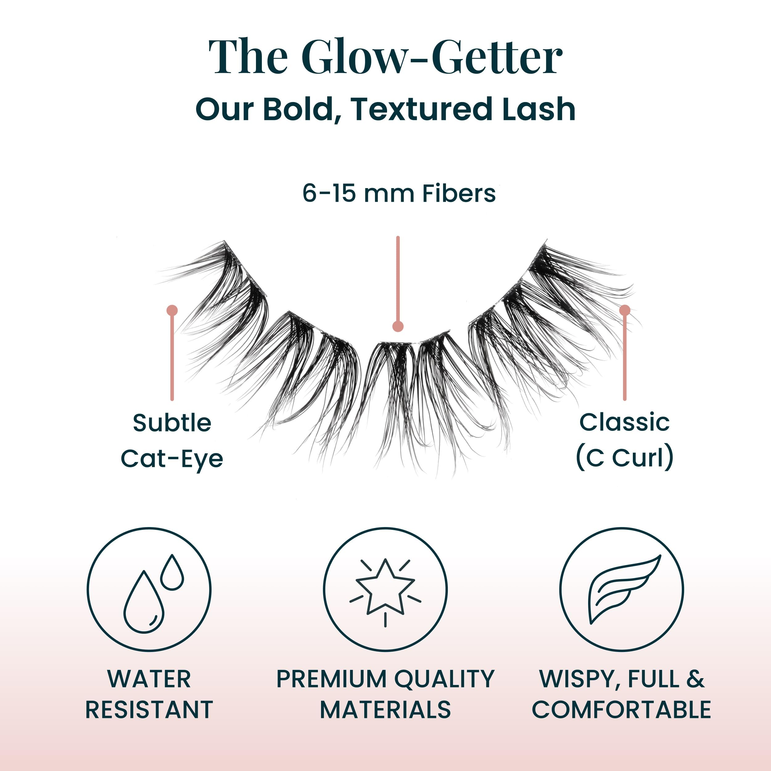 FlutterHabit Glow-Getter reusable faux mink clusters for multiple wears
