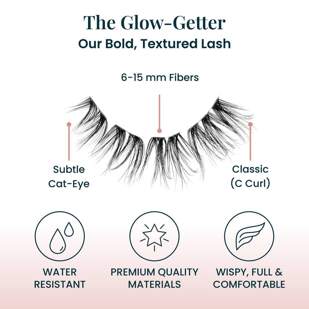 FlutterHabit Glow-Getter reusable faux mink clusters for multiple wears