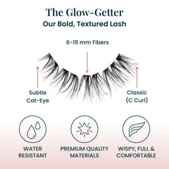 FlutterHabit Glow-Getter reusable faux mink clusters for multiple wears