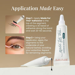 FlutterHabit Long-lasting lash adhesive supports dramatic or natural looks with all-day hold.
