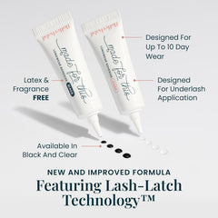 FlutterHabit Quick-dry cluster glue keeps under-lash clusters secure for longer wear.