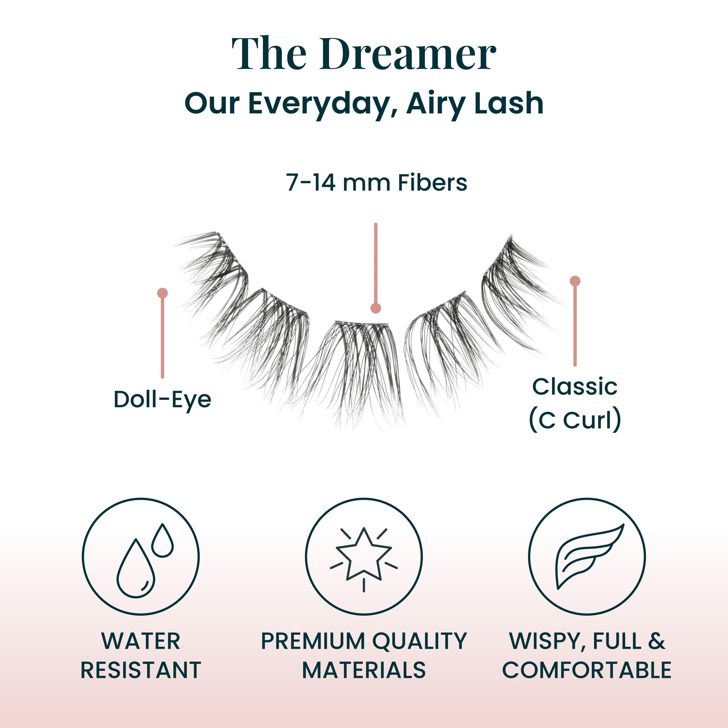 FlutterHabit reusable DIY lashes save money with multiple uses.