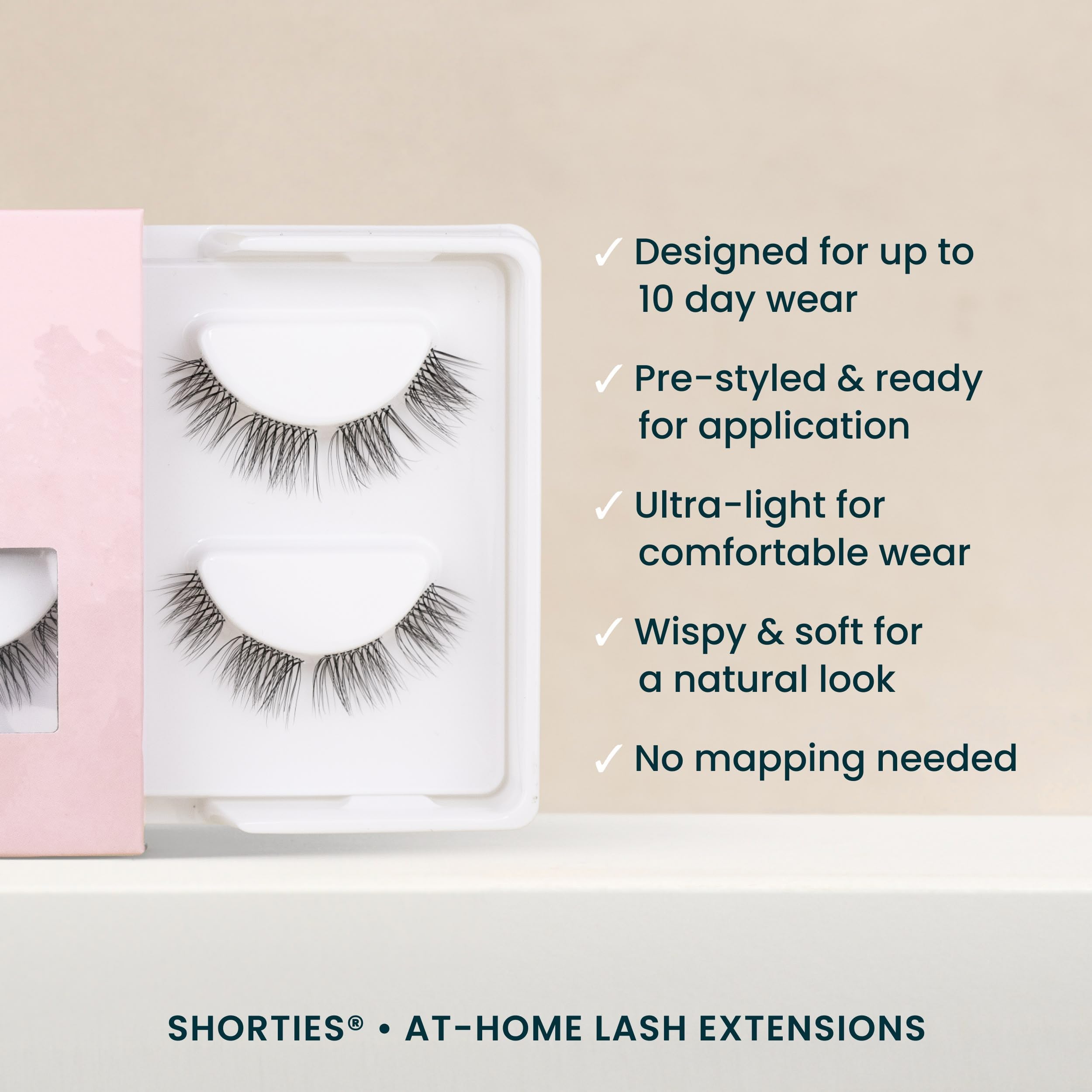 FlutterHabit The Shorties at-home kit saves time and money versus salon.