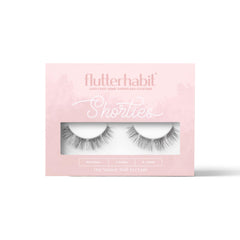 FlutterHabit The Shorties box shows two lash sets for versatile styling.