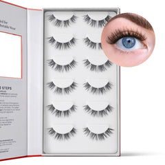 Close-up of Sweetheart lash clusters showing easy application