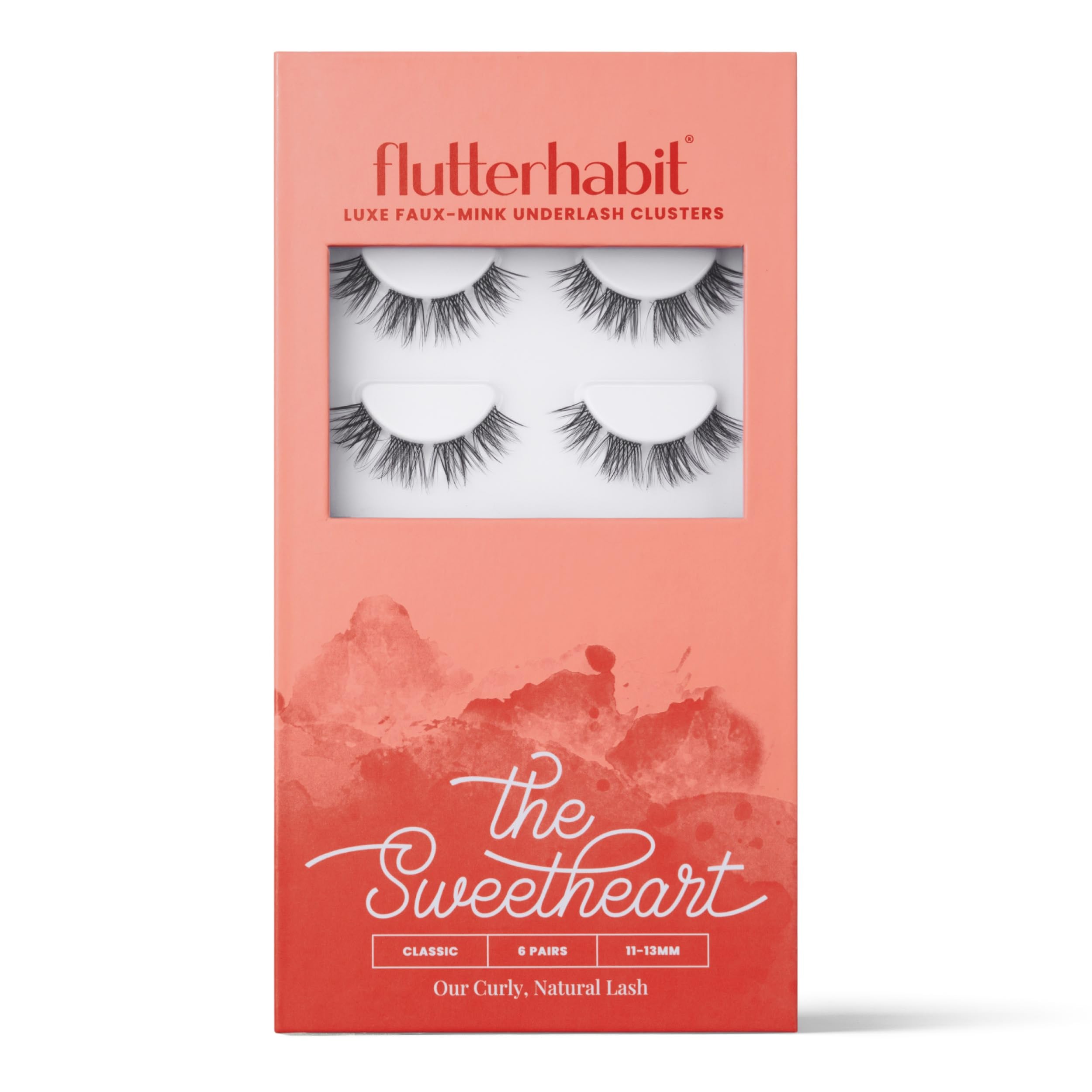 FlutterHabit Sweetheart lash clusters pack for a natural doll-eyed look