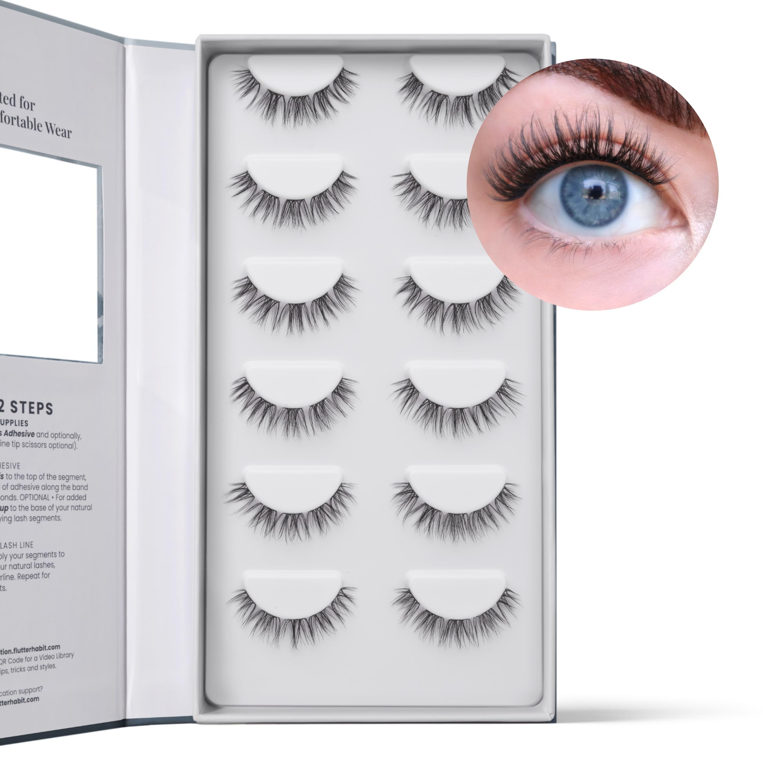 FlutterHabit underlash extensions guide beginners to easy at-home glam.