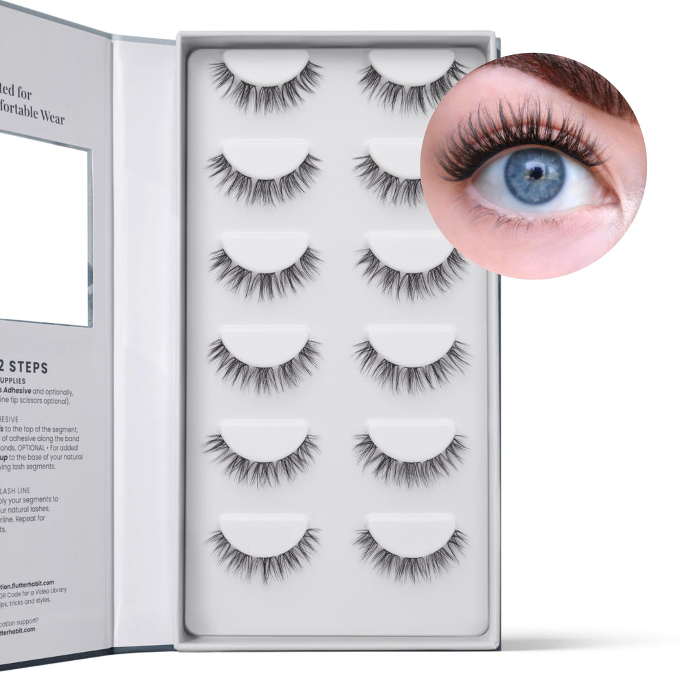 FlutterHabit underlash extensions guide beginners to easy at-home glam.
