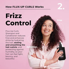 Flux Up ingredientes naturales: coco y karité, visibles en etiqueta, fortalecen la hidratación.