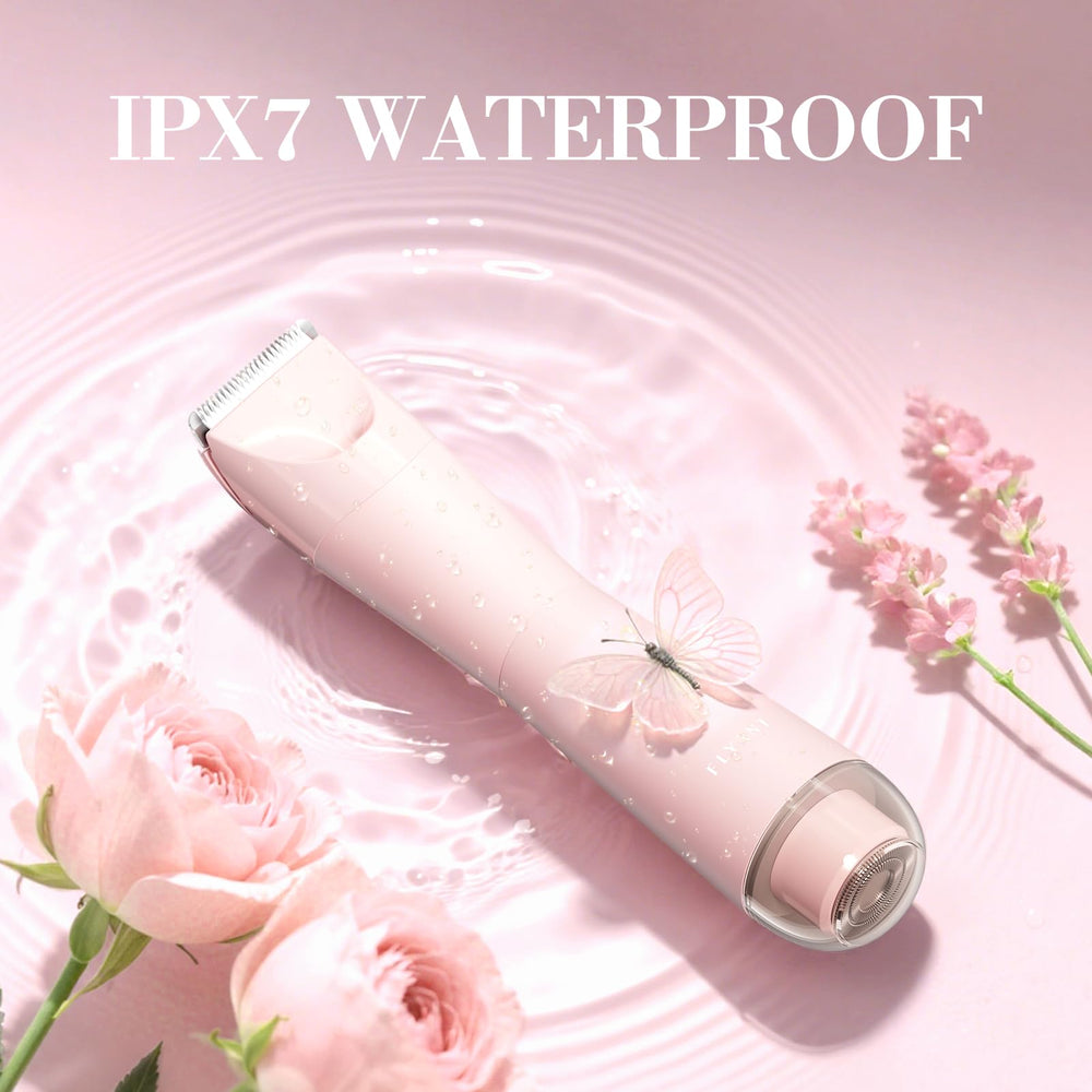Hypoallergenic blades glide smoothly for comfortable grooming on sensitive skin.