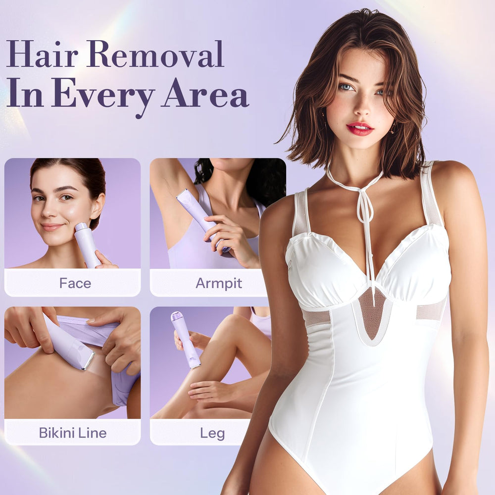 Flyant Bikini Trimmer IPX7 waterproof design supports wet and dry use.