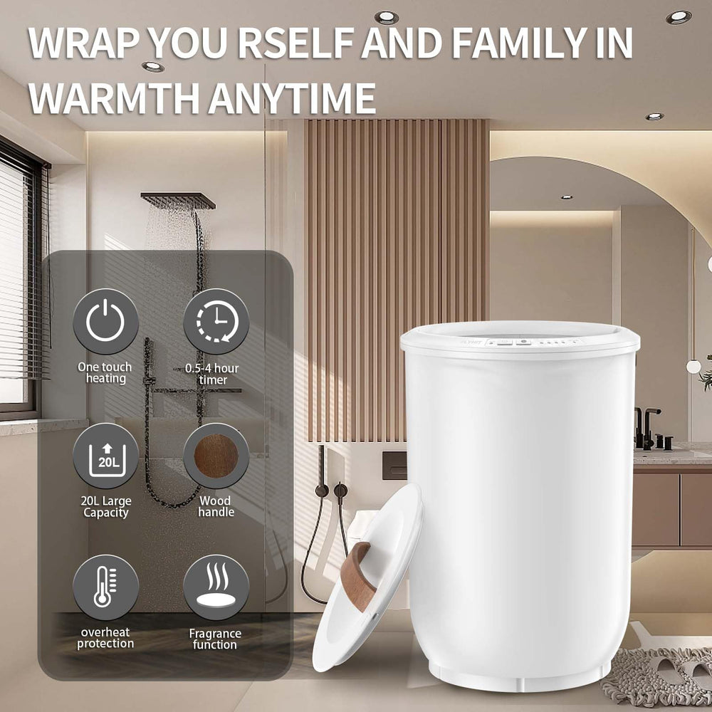 FLYHIT towel warmer auto shut-off for safe operation
