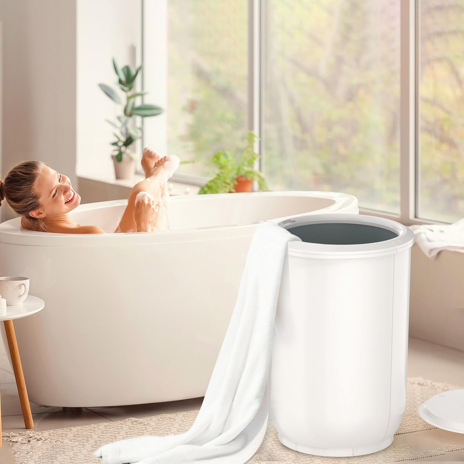 FLYHIT towel warmer front-view highlights compact design