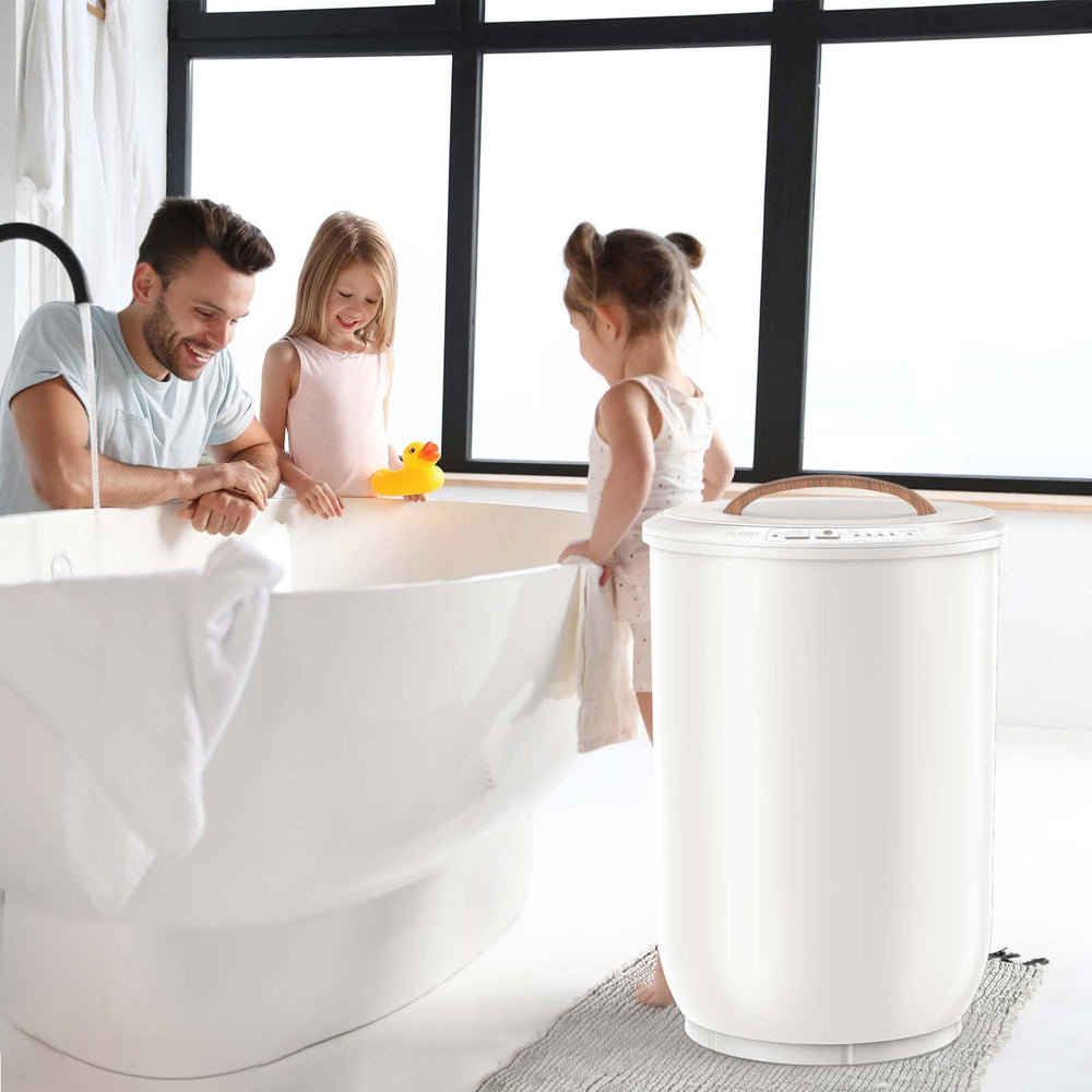 FLYHIT towel warmer timer-control shows preset warmth duration