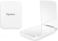 Flymiro compact mirror with 1x and 3x magnification for precise touch-ups.