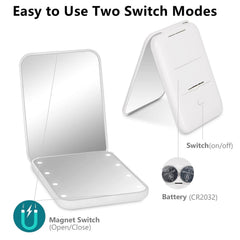 Flymiro foldable purse mirror ideal for on the go touch-ups.