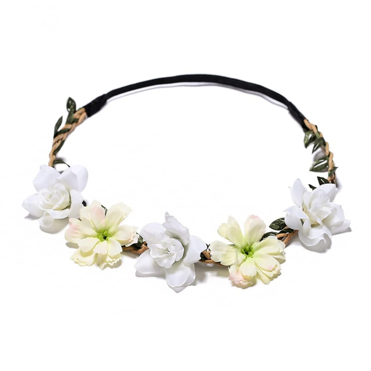 Accesorio para cabello Flyouthe con flores, perfecto para fiestas y sesiones.