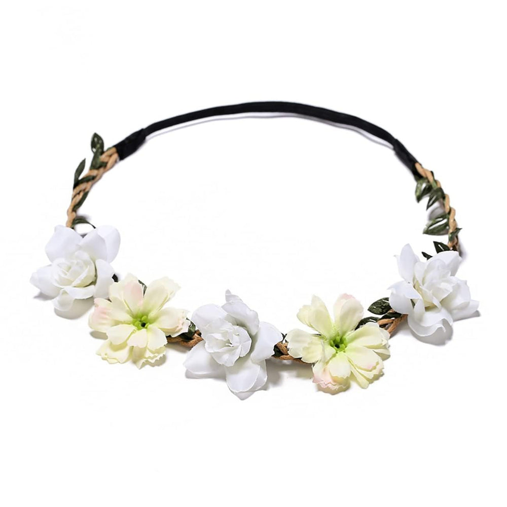 Accesorio para cabello Flyouthe con flores, perfecto para fiestas y sesiones.