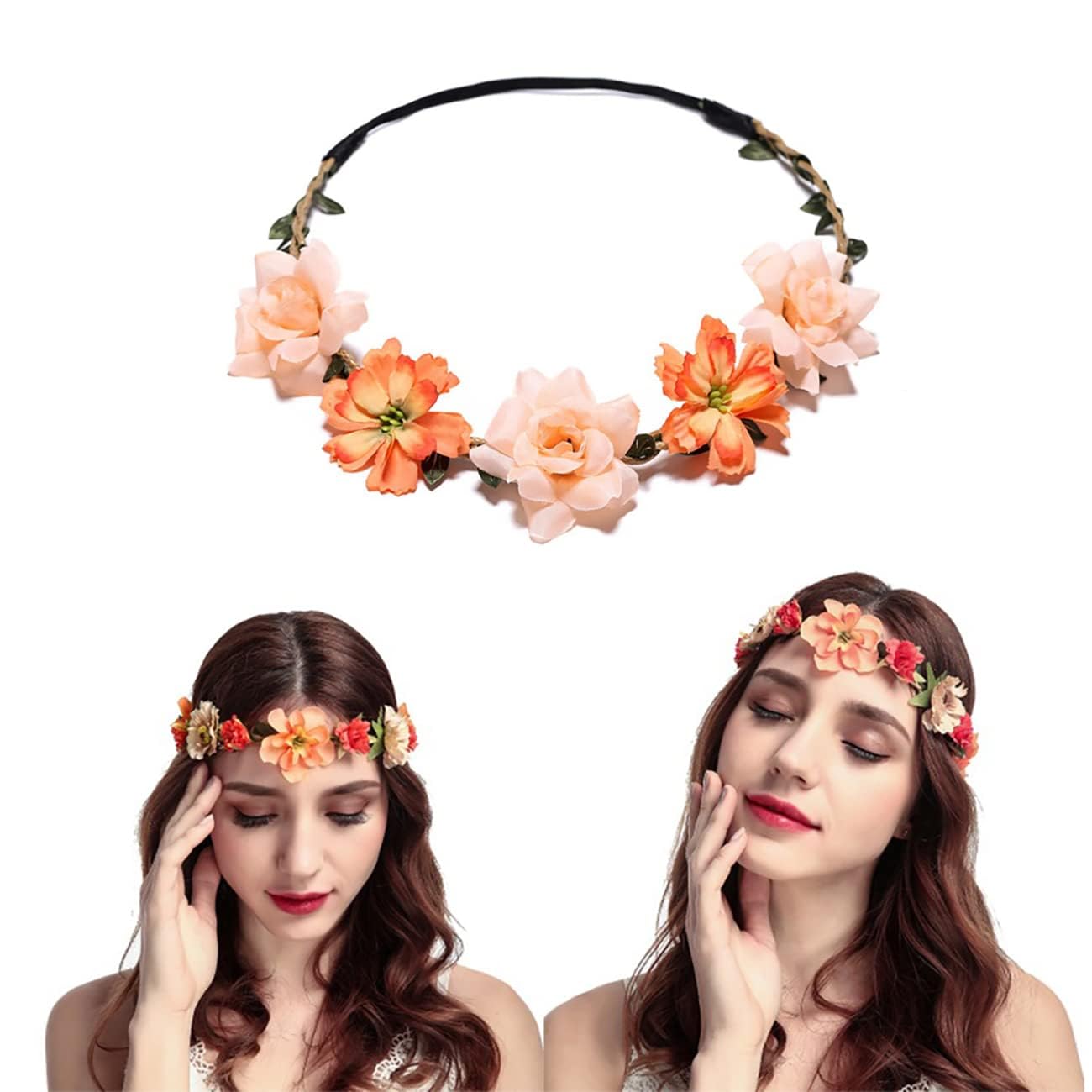 Tiara floral Flyouthe para mujer, accesorio sofisticado para eventos.