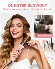 FLYZEMAA pink bristles, snag-free styling with reduced frizz