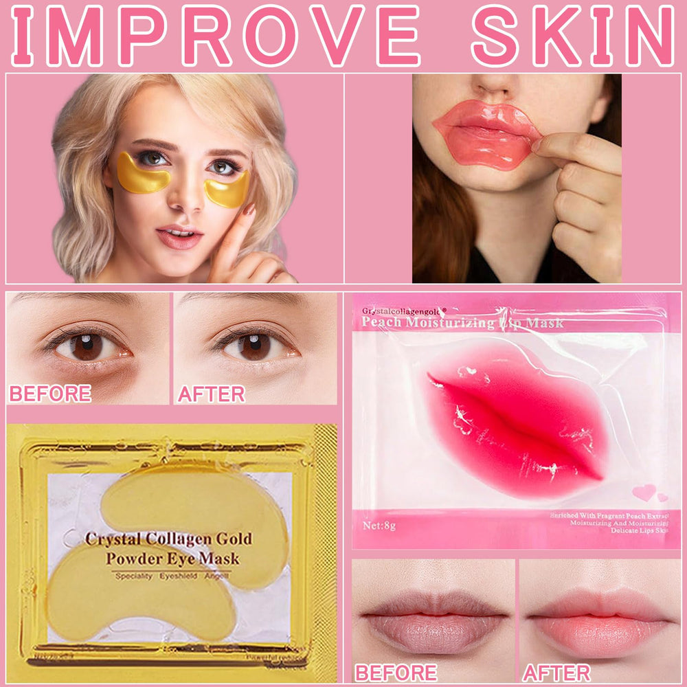 Fnolecy conjunto belleza cristal: cuidado facial rápido y lujoso