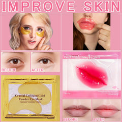 Fnolecy conjunto belleza cristal: cuidado facial rápido y lujoso