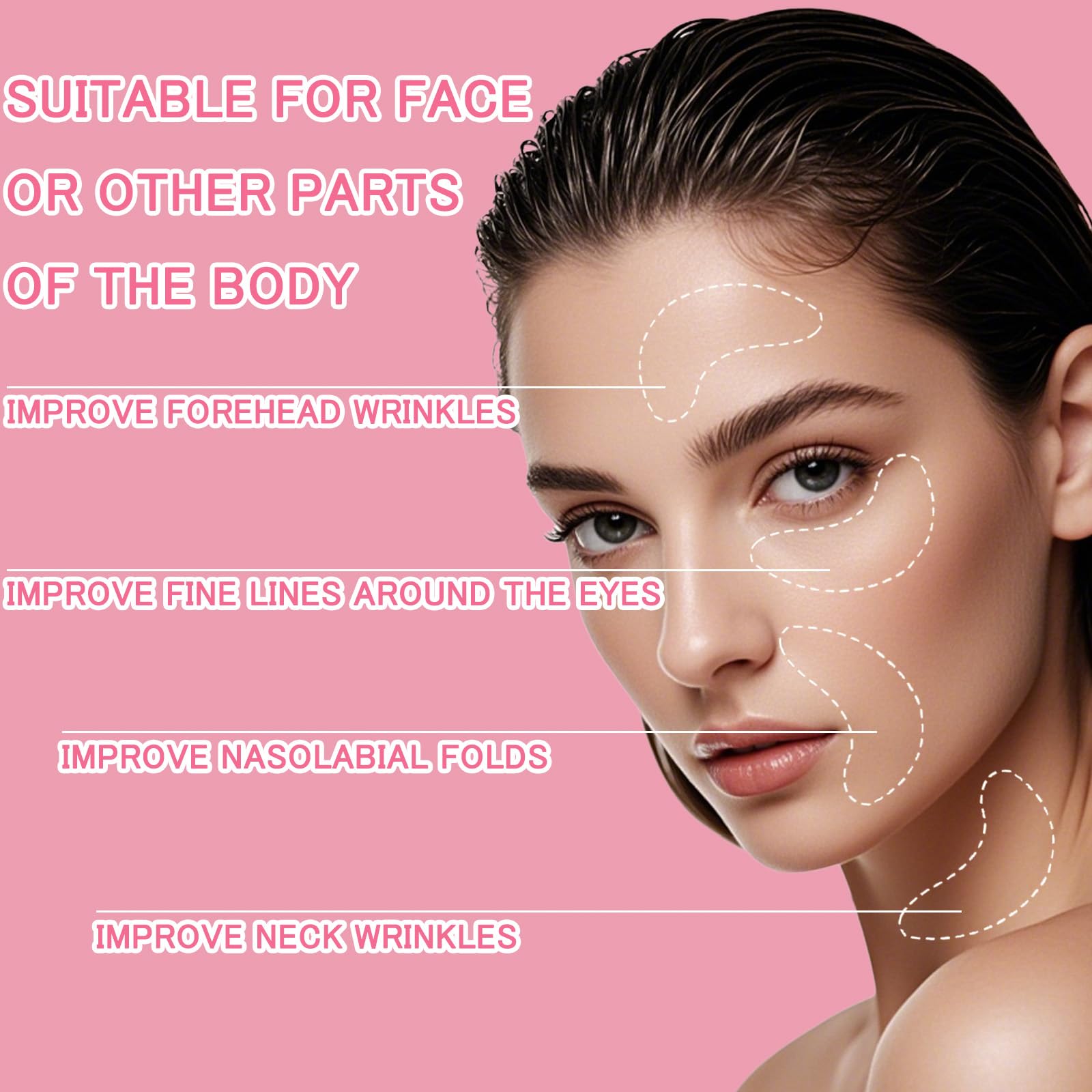 Fnolecy mascarilla labios cristal: textura ligera que se absorbe rápido