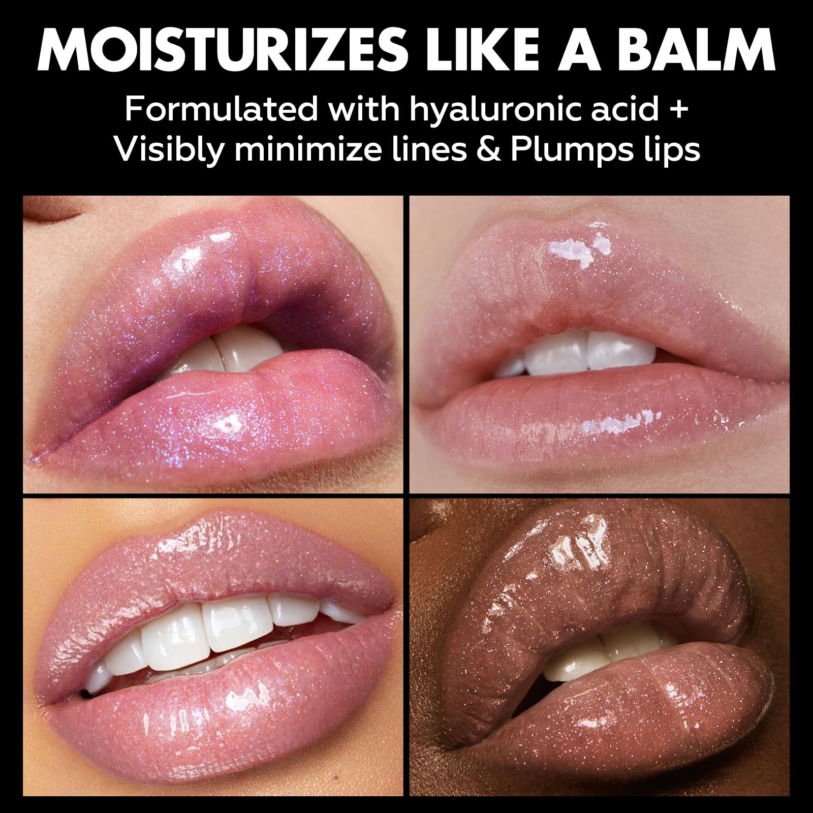 FOCALLURE barra labios acabado diamante, brillo llamativo para ocasiones