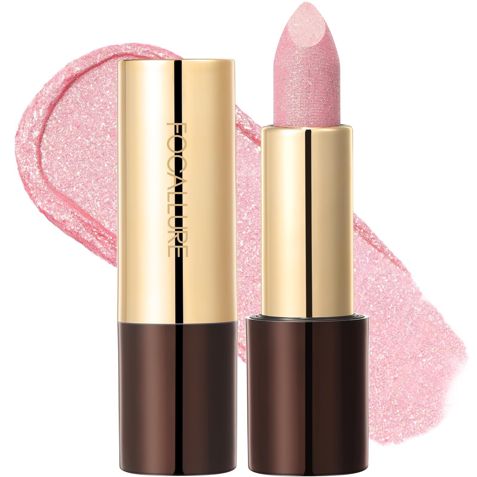 FOCALLURE Glisten Opal Shine barra de labios con brillo intenso para un look glam