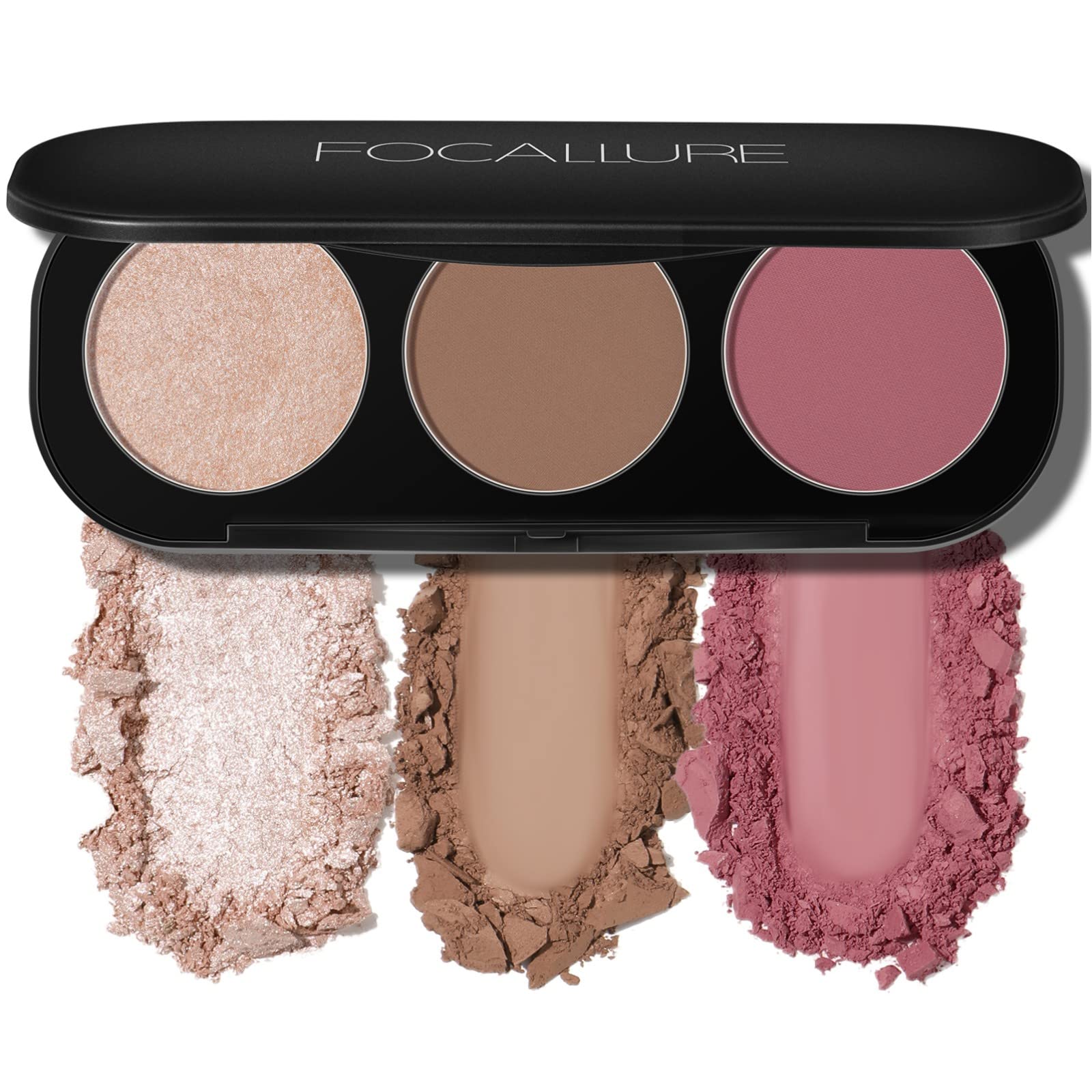 FOCALLURE paleta contorno 3 en 1 para un acabado profesional