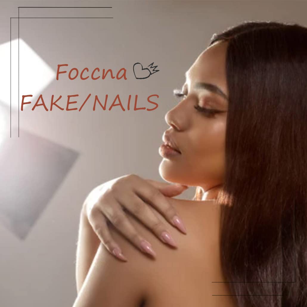 Uñas falsas Foccna para eventos, brillo duradero.