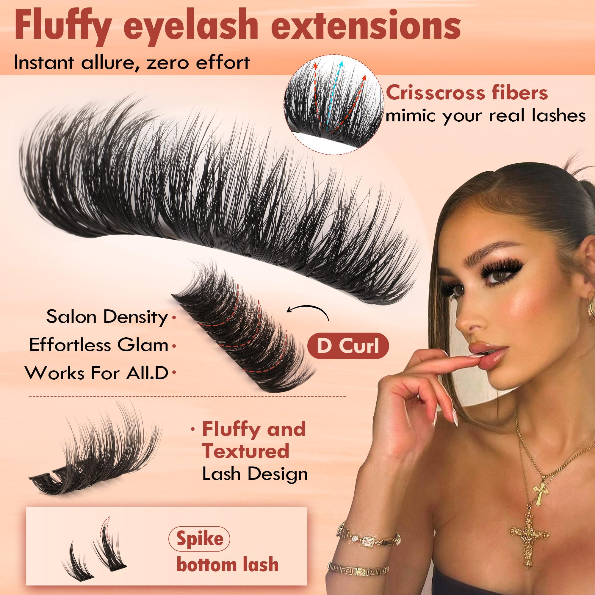 Focipeysa 12-18mm lengths option for customization