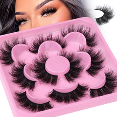 Focipeysa 3D mink lashes—fluffy dramatic 18mm for bold eyes.