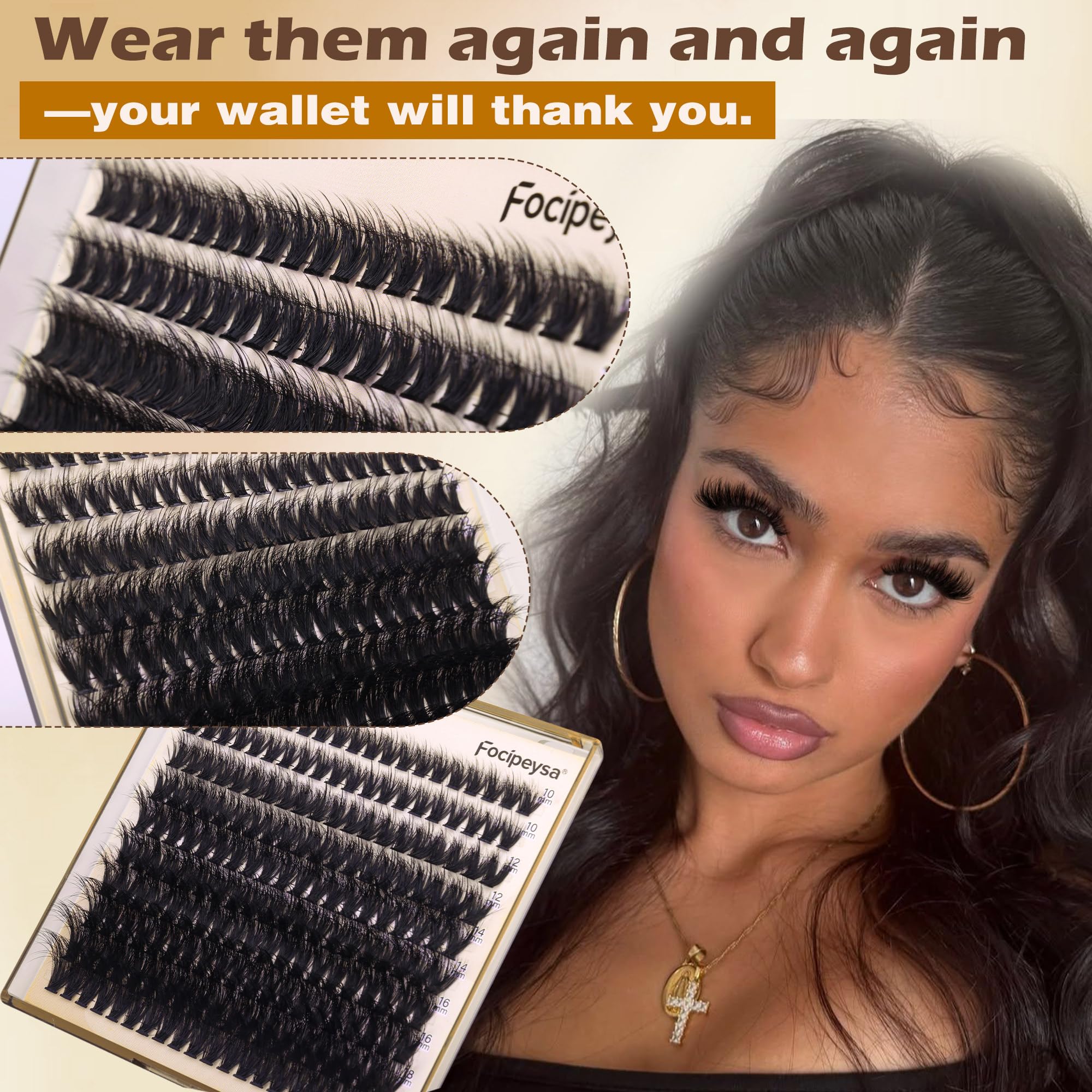 Focipeysa compact travel kit for on-the-go lash touch-ups.