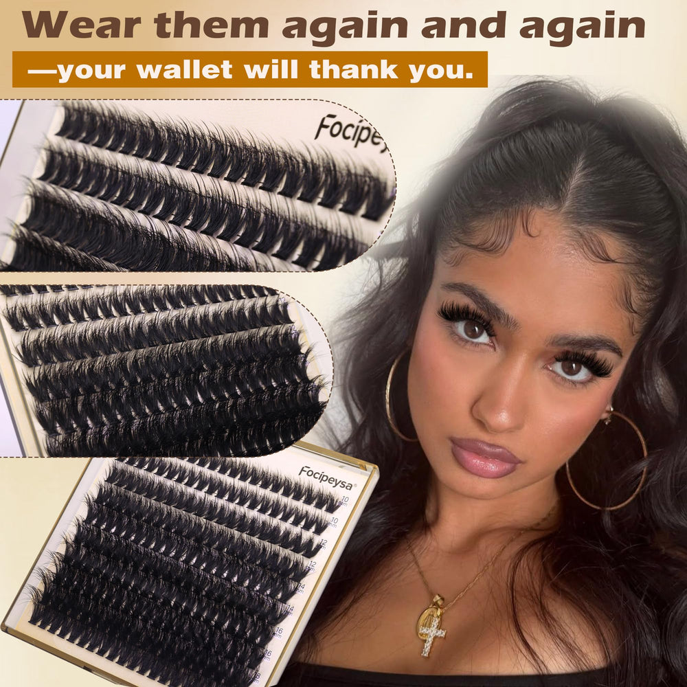 Focipeysa compact travel kit for on-the-go lash touch-ups.