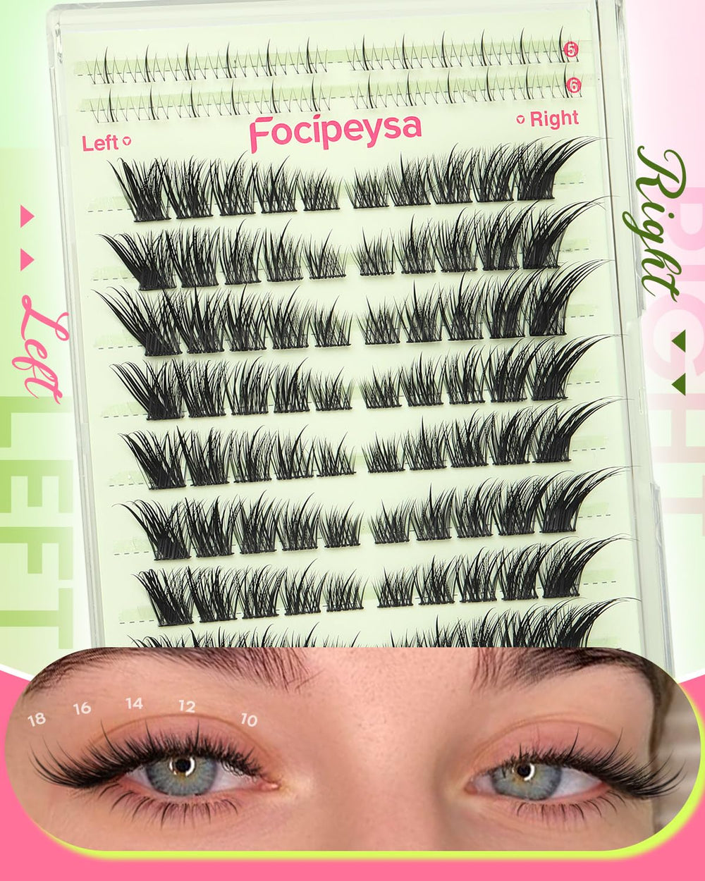 Focipeysa beginner-friendly lash clusters enable salon-like looks without a visit.