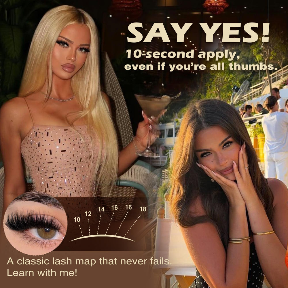 Focipeysa beginner-friendly at-home lash cluster kit for DIY extensions.