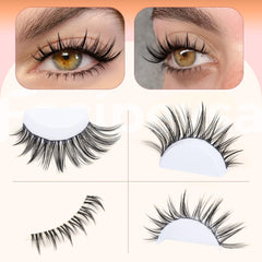 Focipeysa bottom lashes 5-6mm blend for seamless eyes and drama