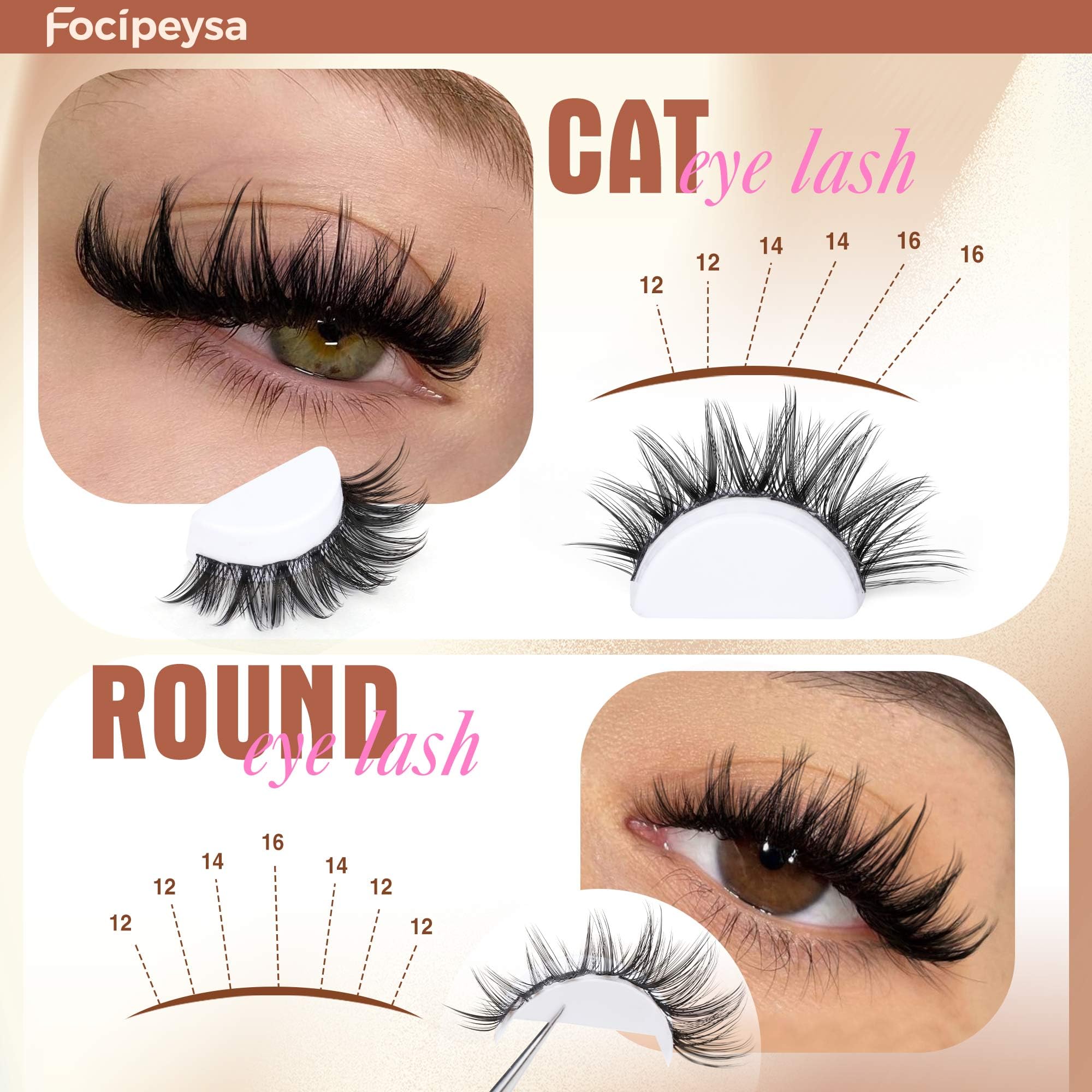 Focipeysa DIY beginner lashes enable easy at-home transformations