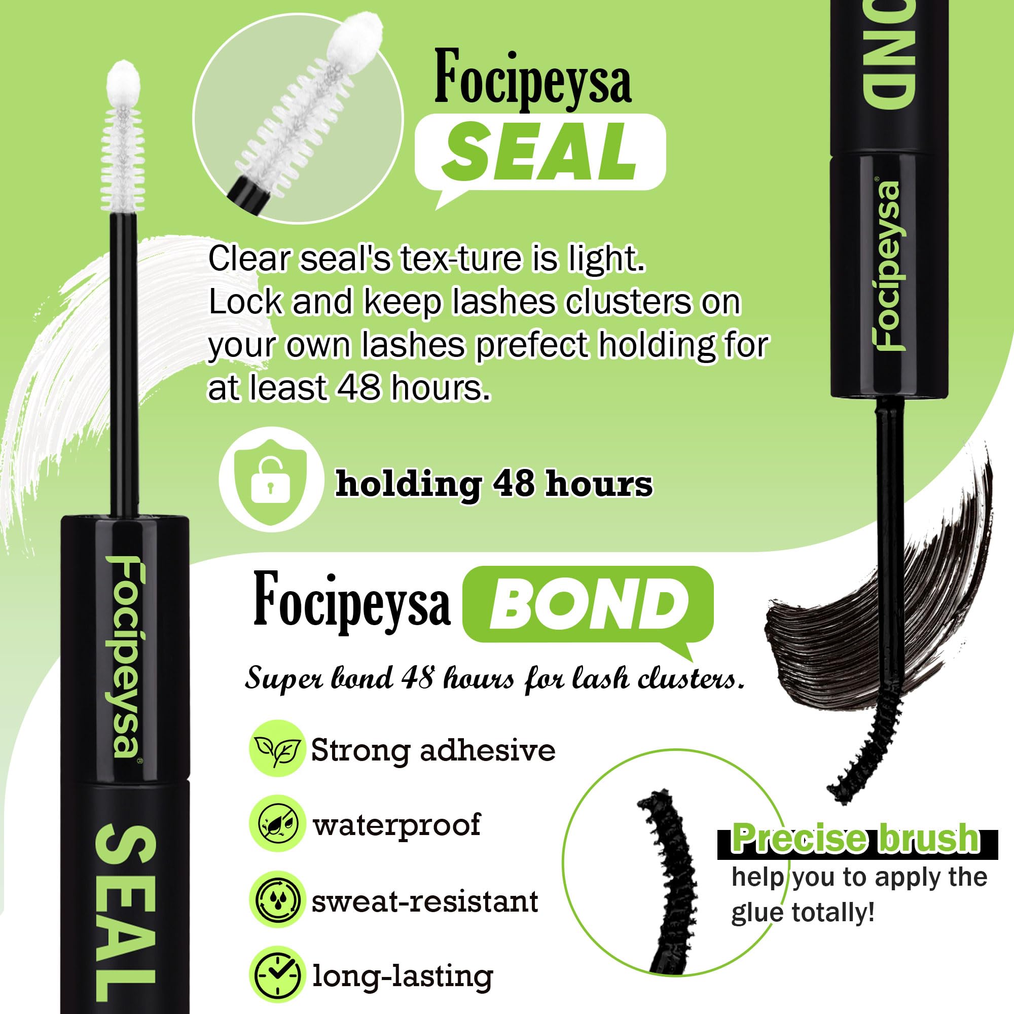 DIY lashes in mixed 10-18 mm lengths for versatile styling