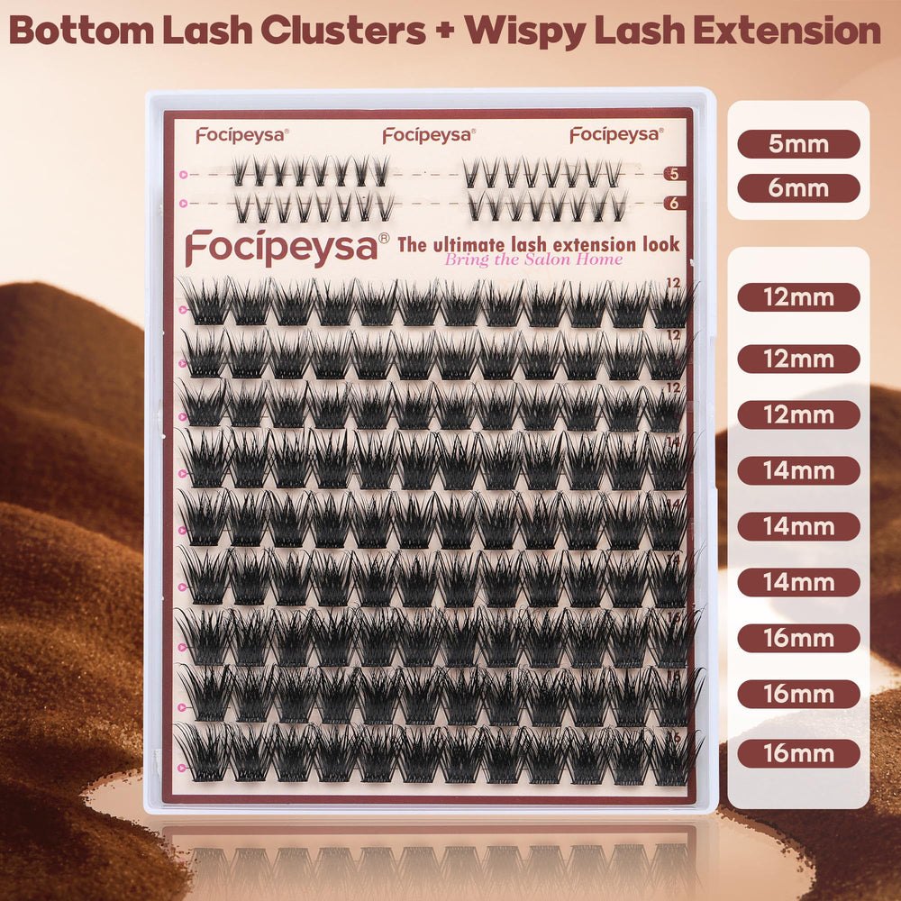 Focipeysa beginner-friendly DIY lashes with 1-minute application