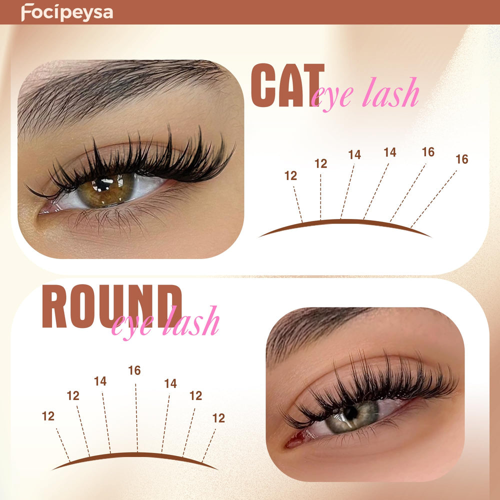 Focipeysa DIY salon lashes in use demonstration